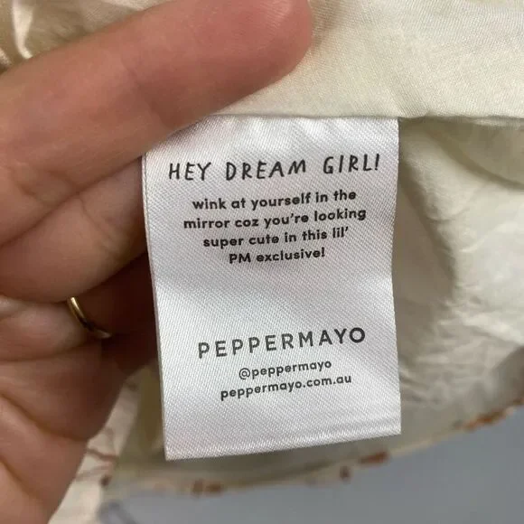 Peppermayo Audrey Linen Blend Slip Mini Summer Dress - Picture 9 of 10